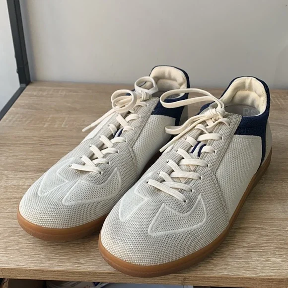 Rothy’s The RS01 Sneaker Panther Men’s Size 10.5 White & Blue Casual Shoes - Picture 6 of 14